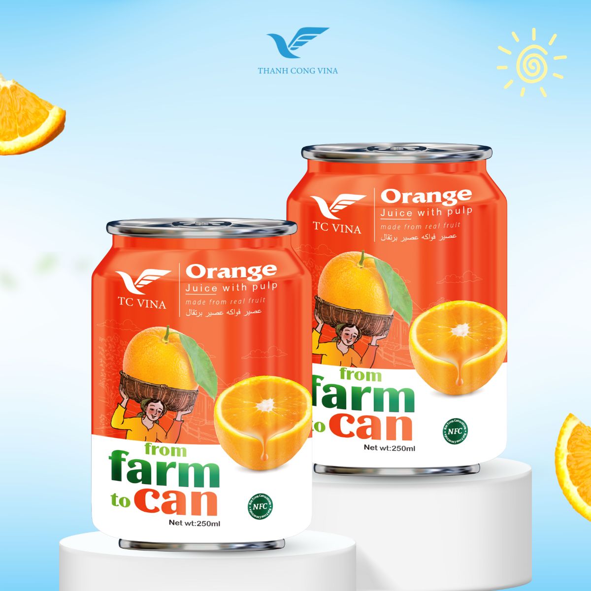 Orange juice drink