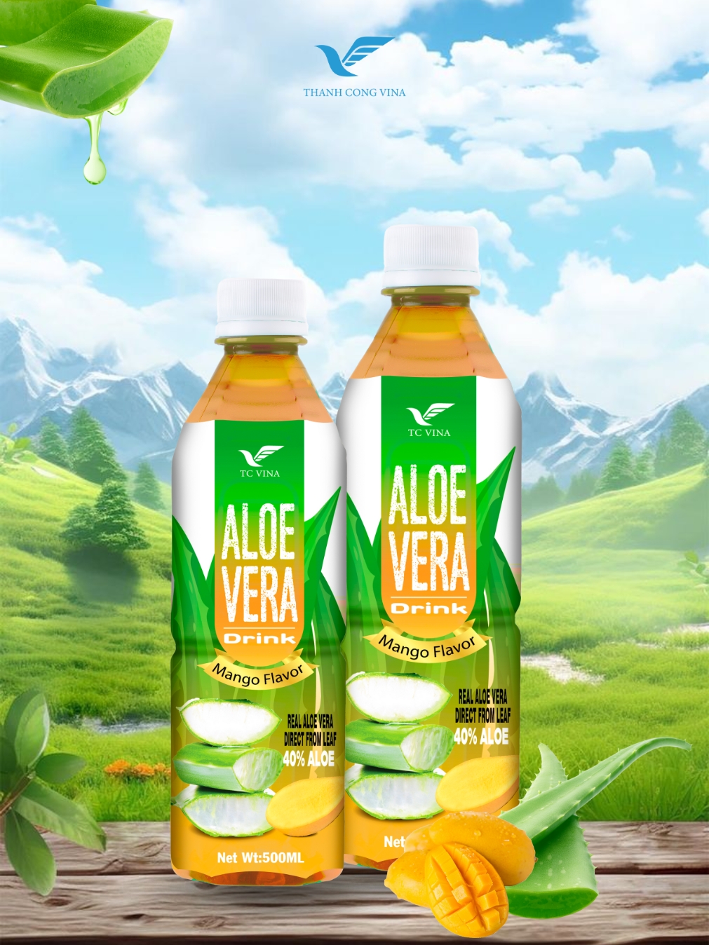 Aloe Vera Pulp With Mango