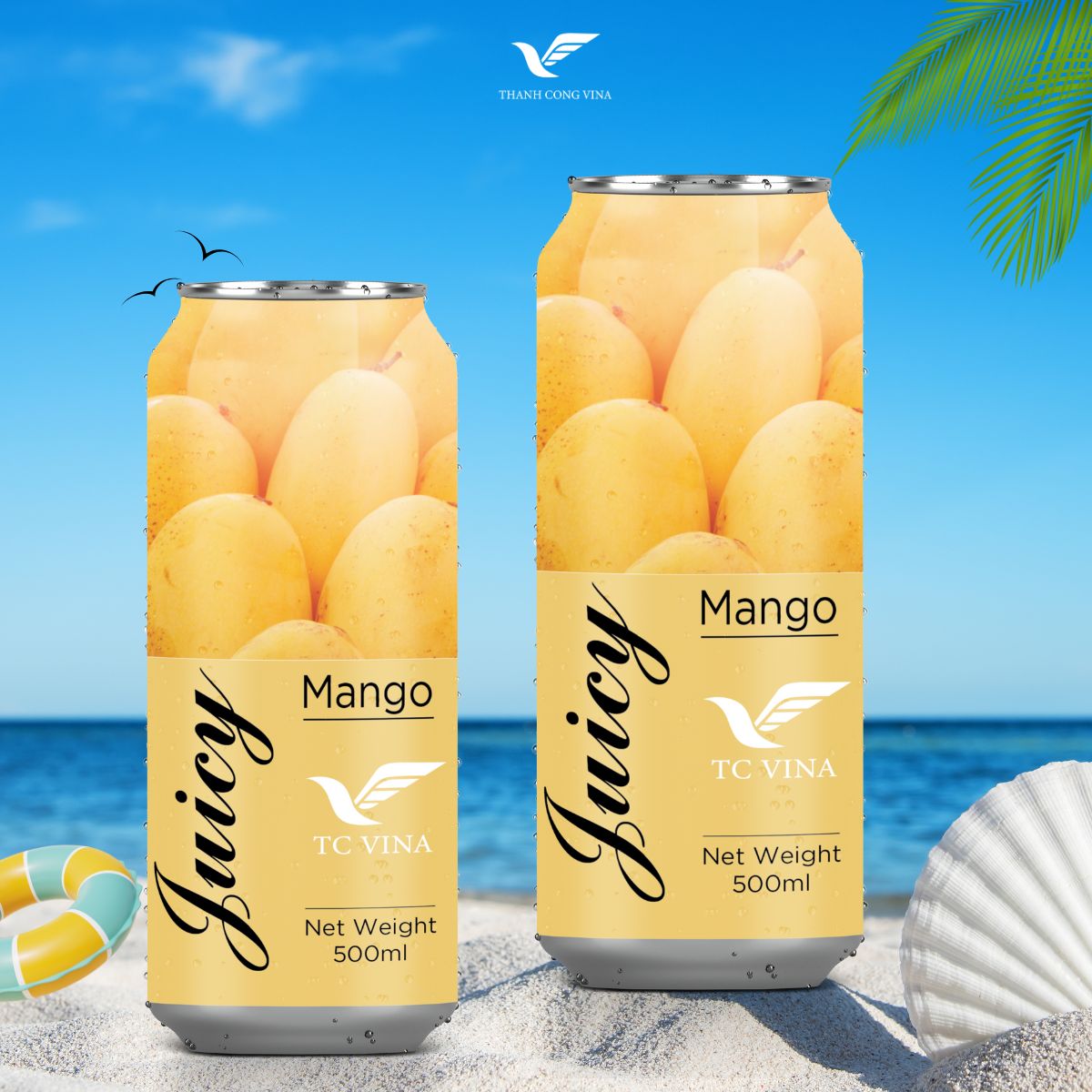 Mango juice drink