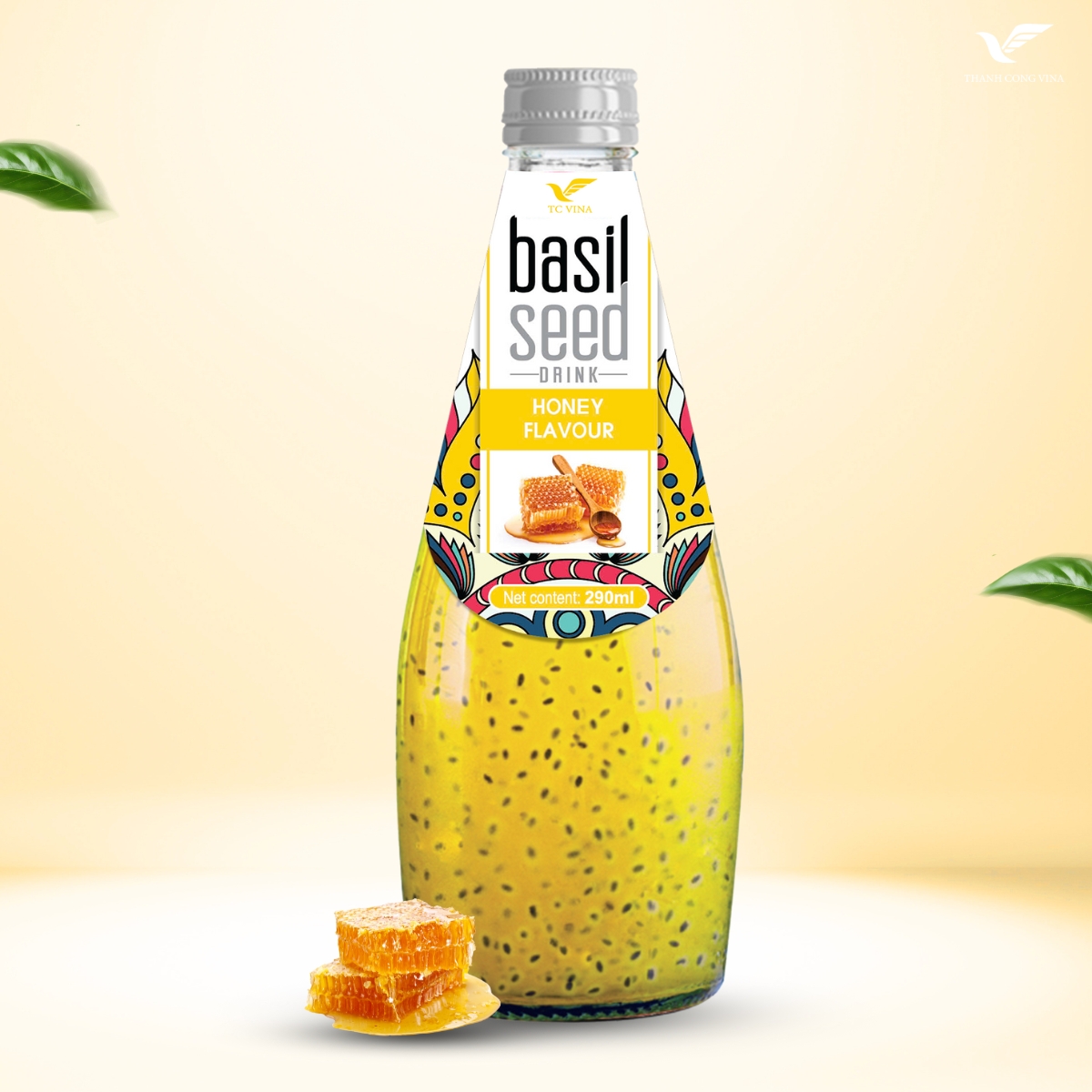 Basil Seeds Drink Honey