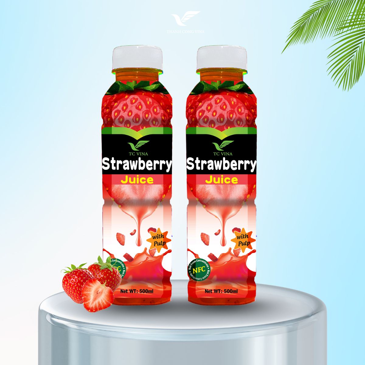 Strawberry Juice with Pulp