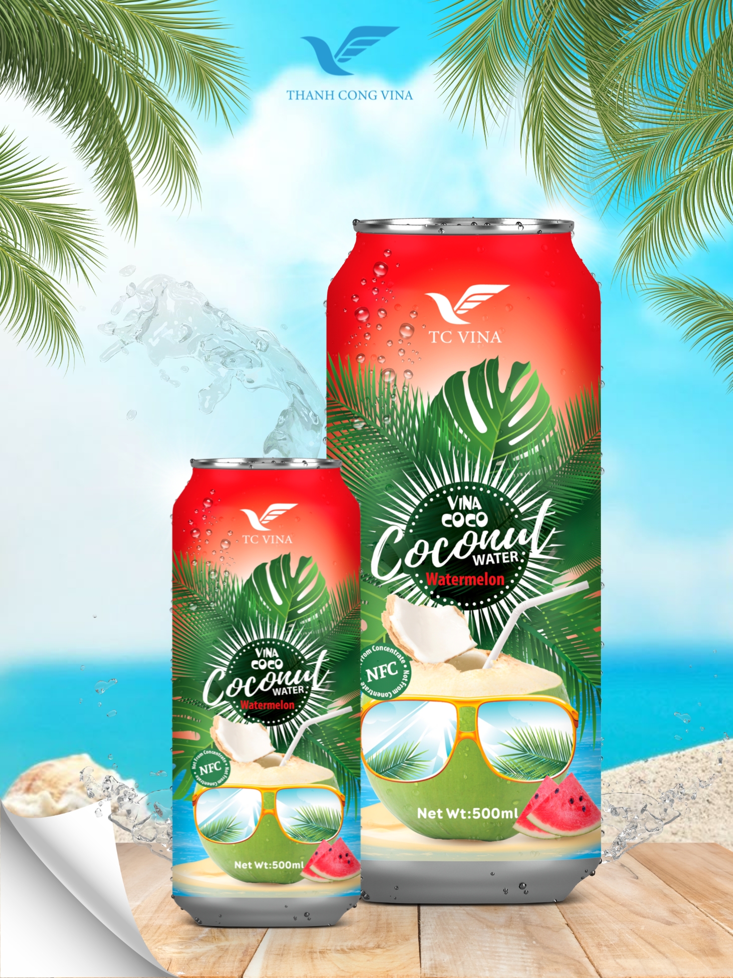 Coconut Water With Watermelon
