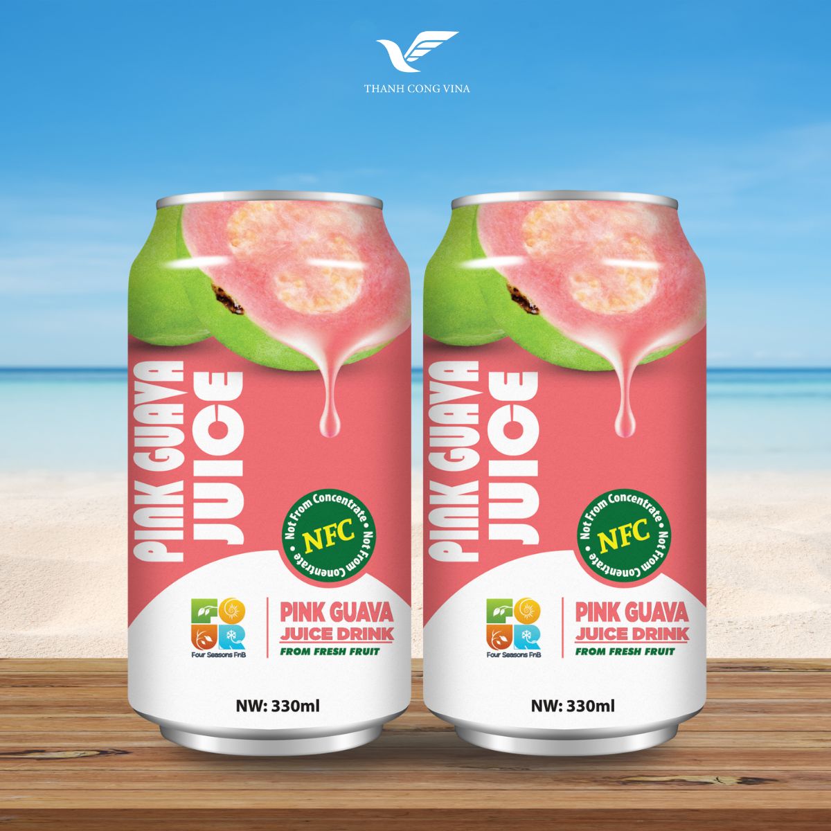 Pink Guava Juice Drink