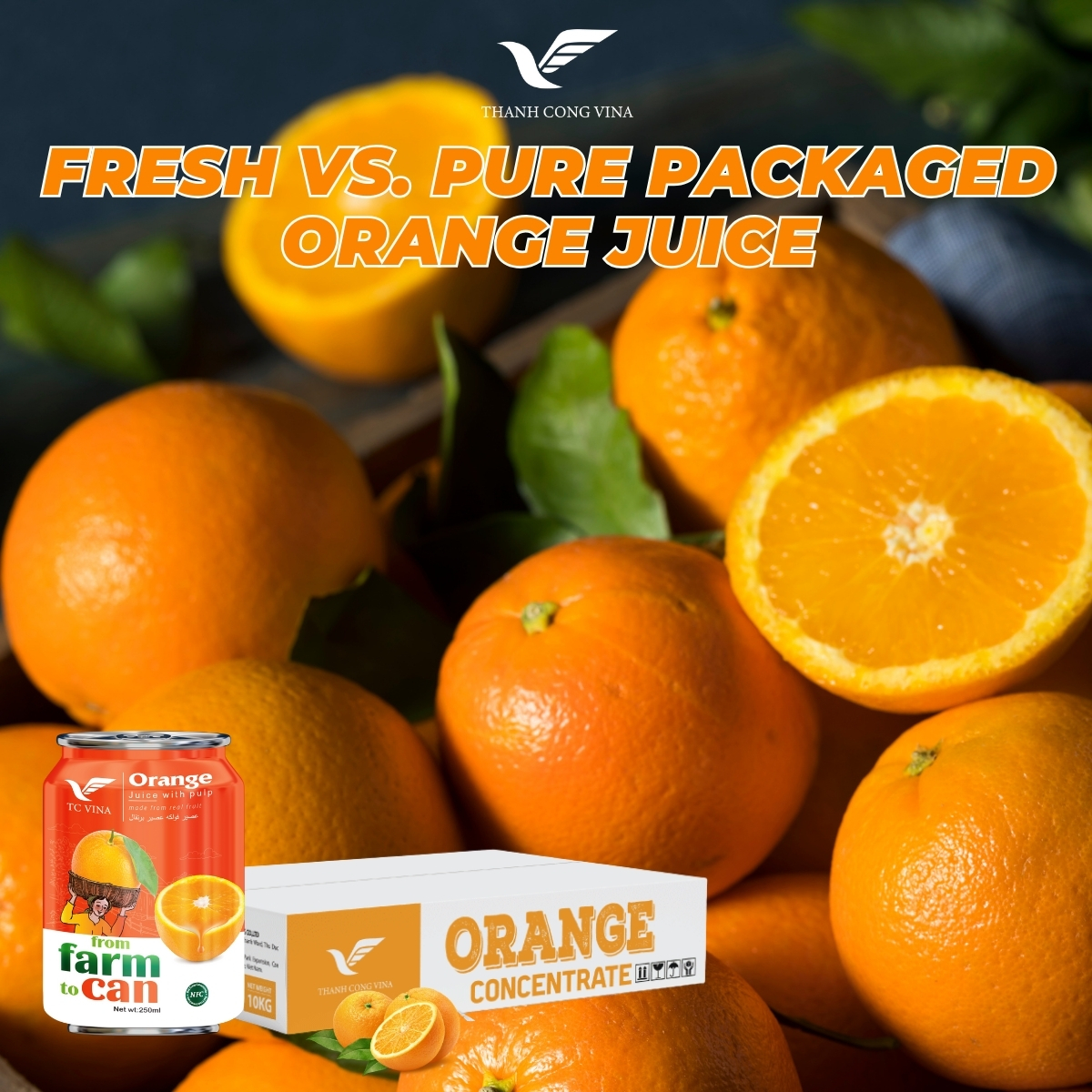 Fresh vs. Pure Packaged Orange Juice