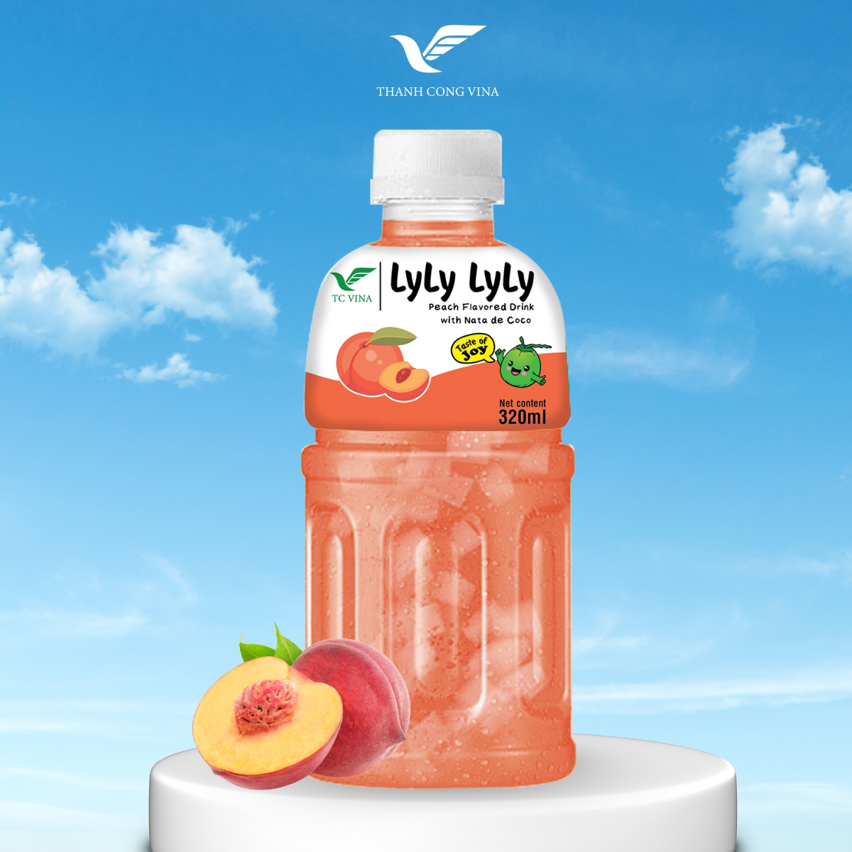Nata De Coco Peach Juice