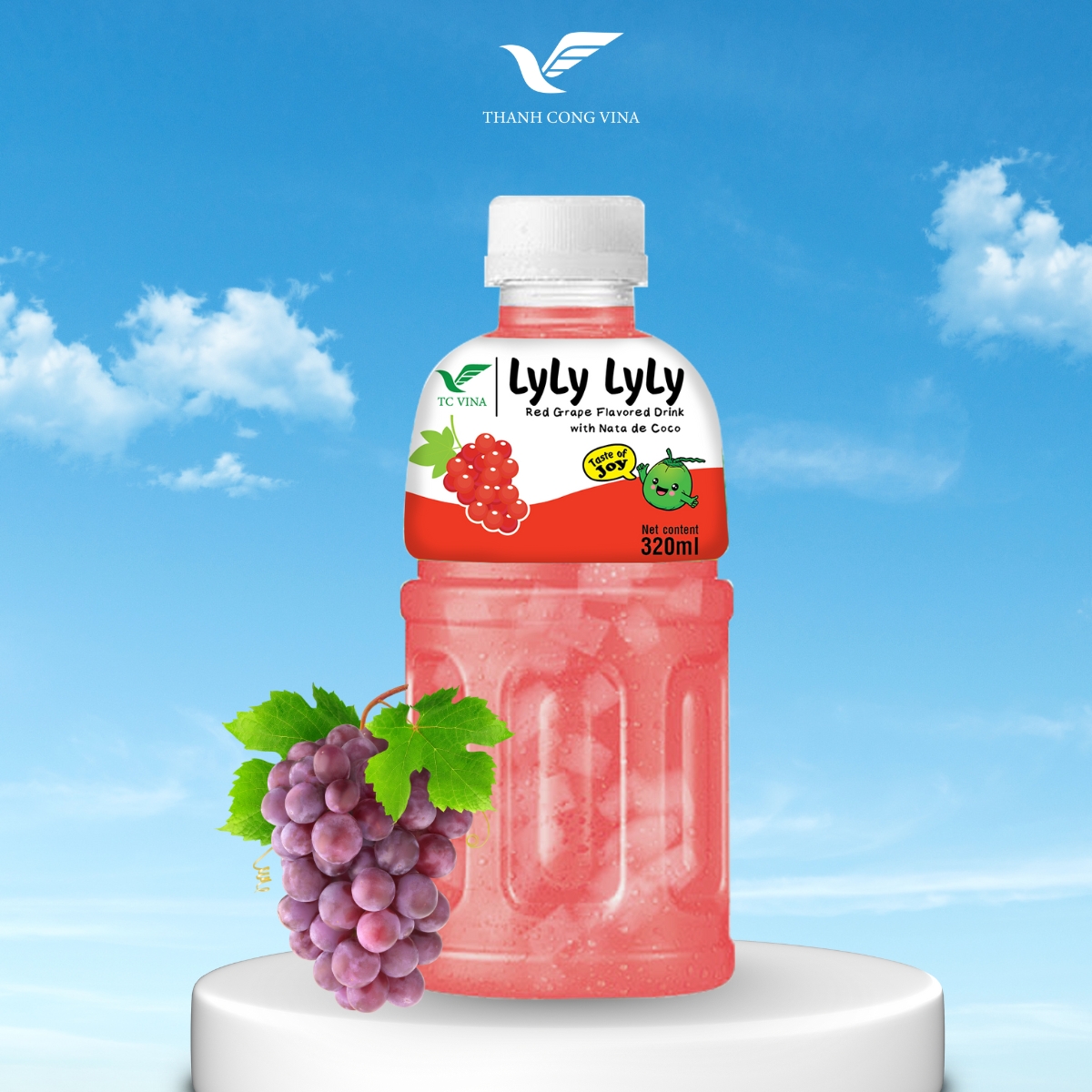 Nata De Coco Red Grape Juice