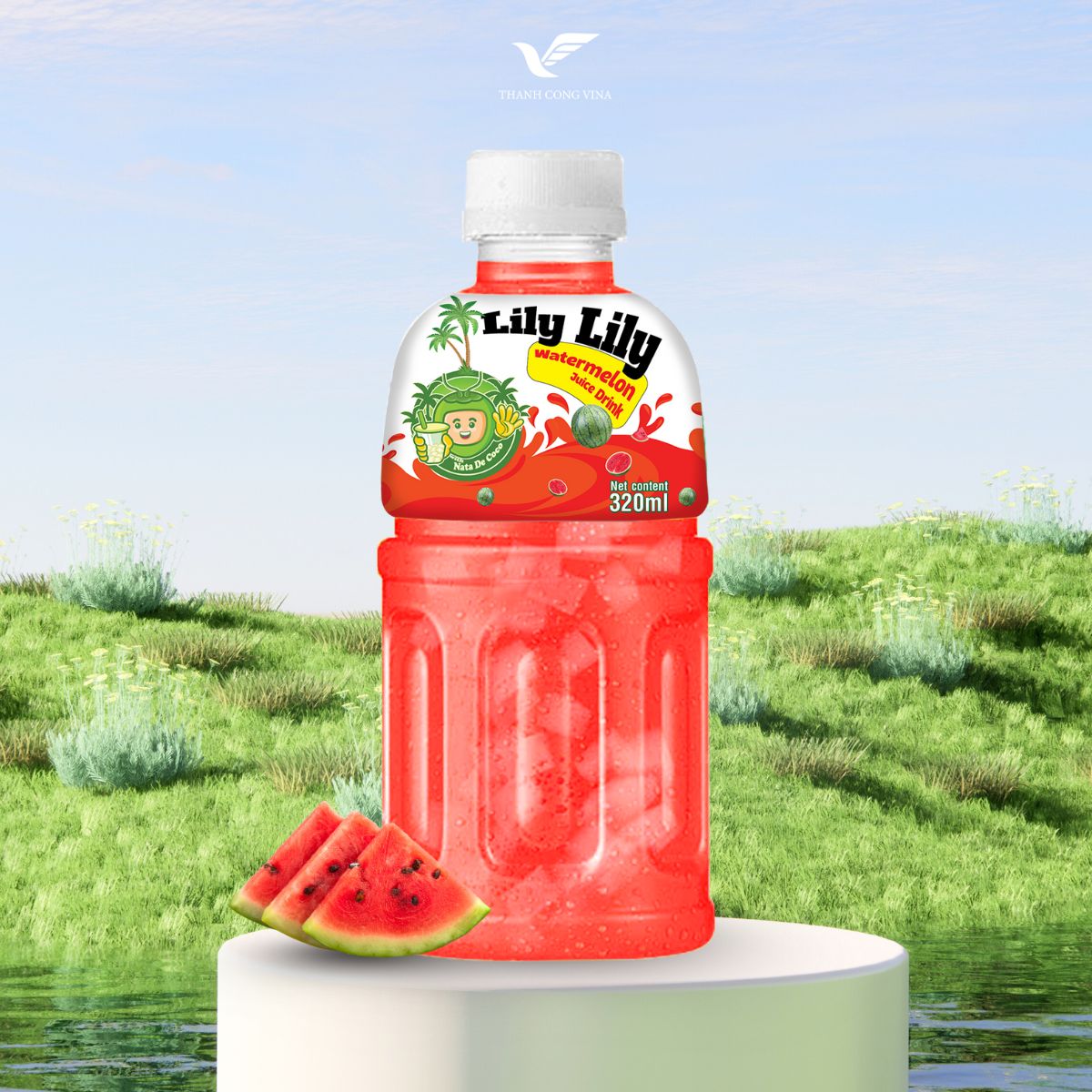 Watermelon Juice With Nata De Coco
