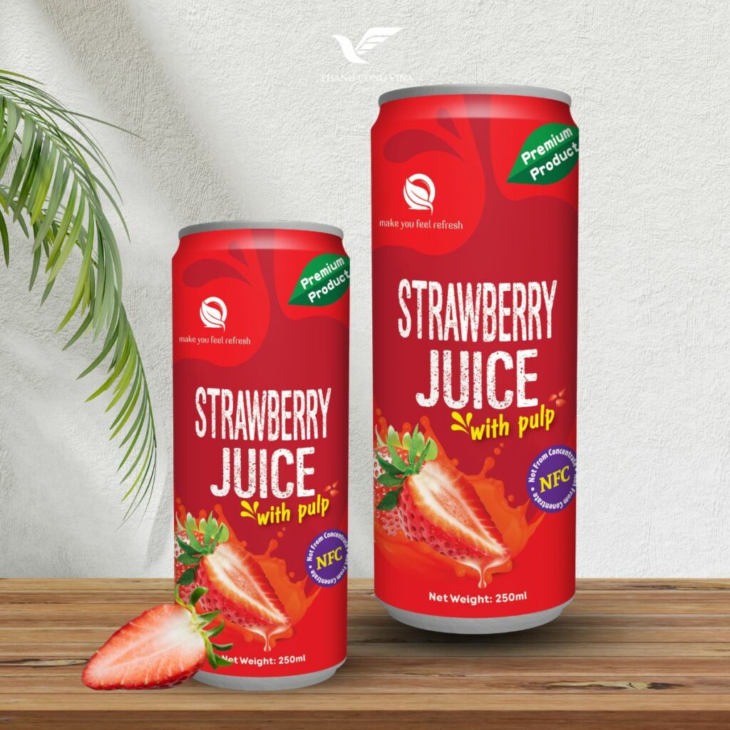 Strawberry Juice with Pulp