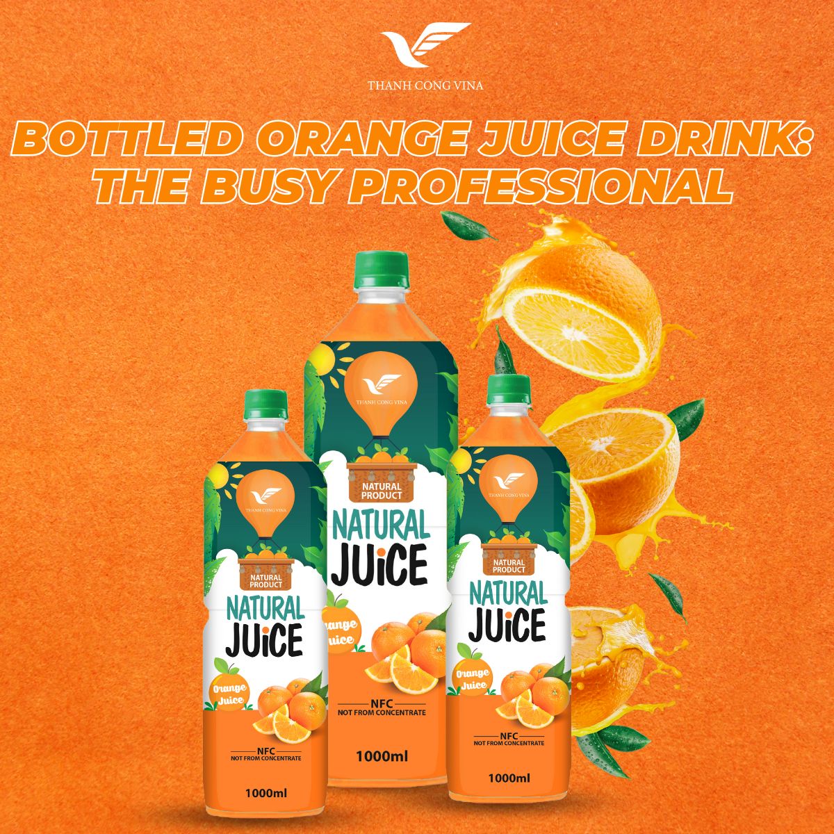 Bottled Orange Juice Drink: The Busy Professional
