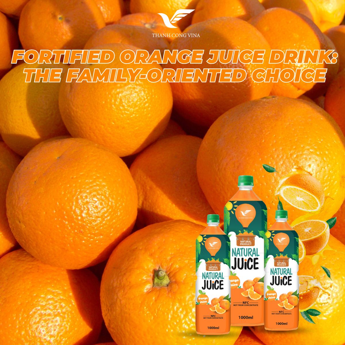 Premium Cold-Pressed Orange Juice Drink: The Trendsetter