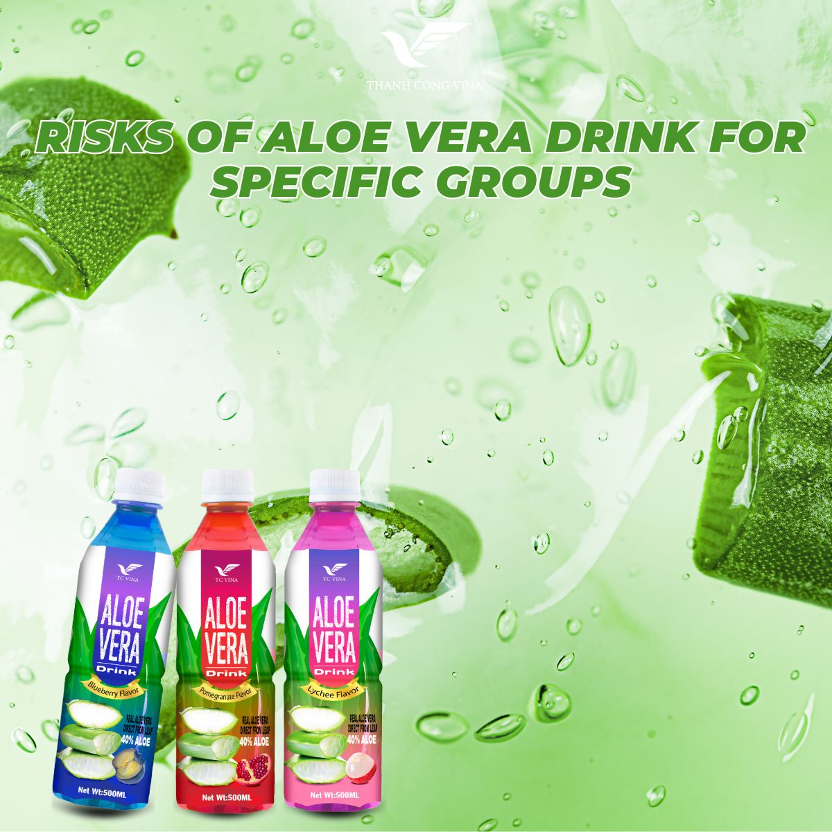 Risks of Aloe Vera Drink for Specific Groups