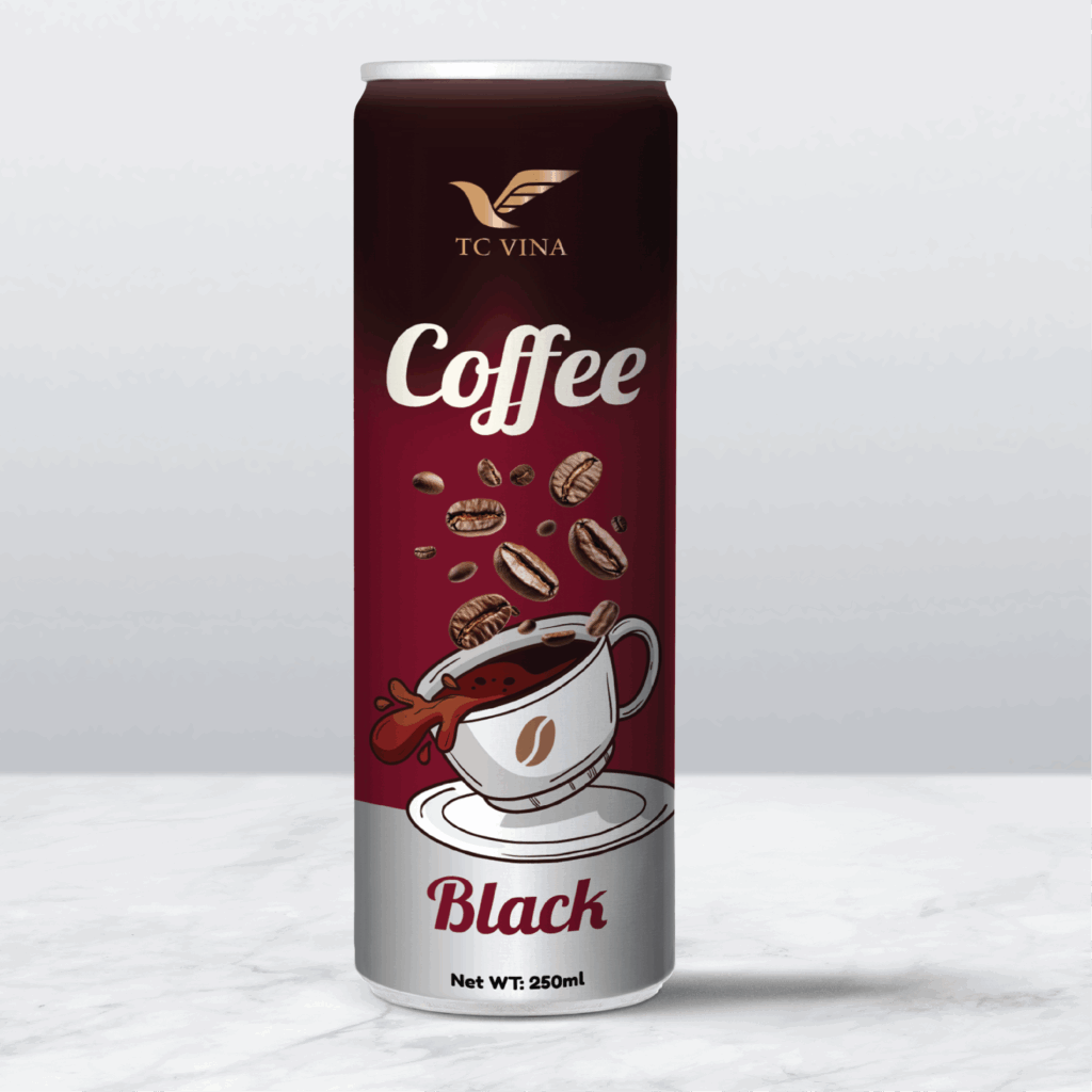 TCVINA Canned Black Coffee Drink