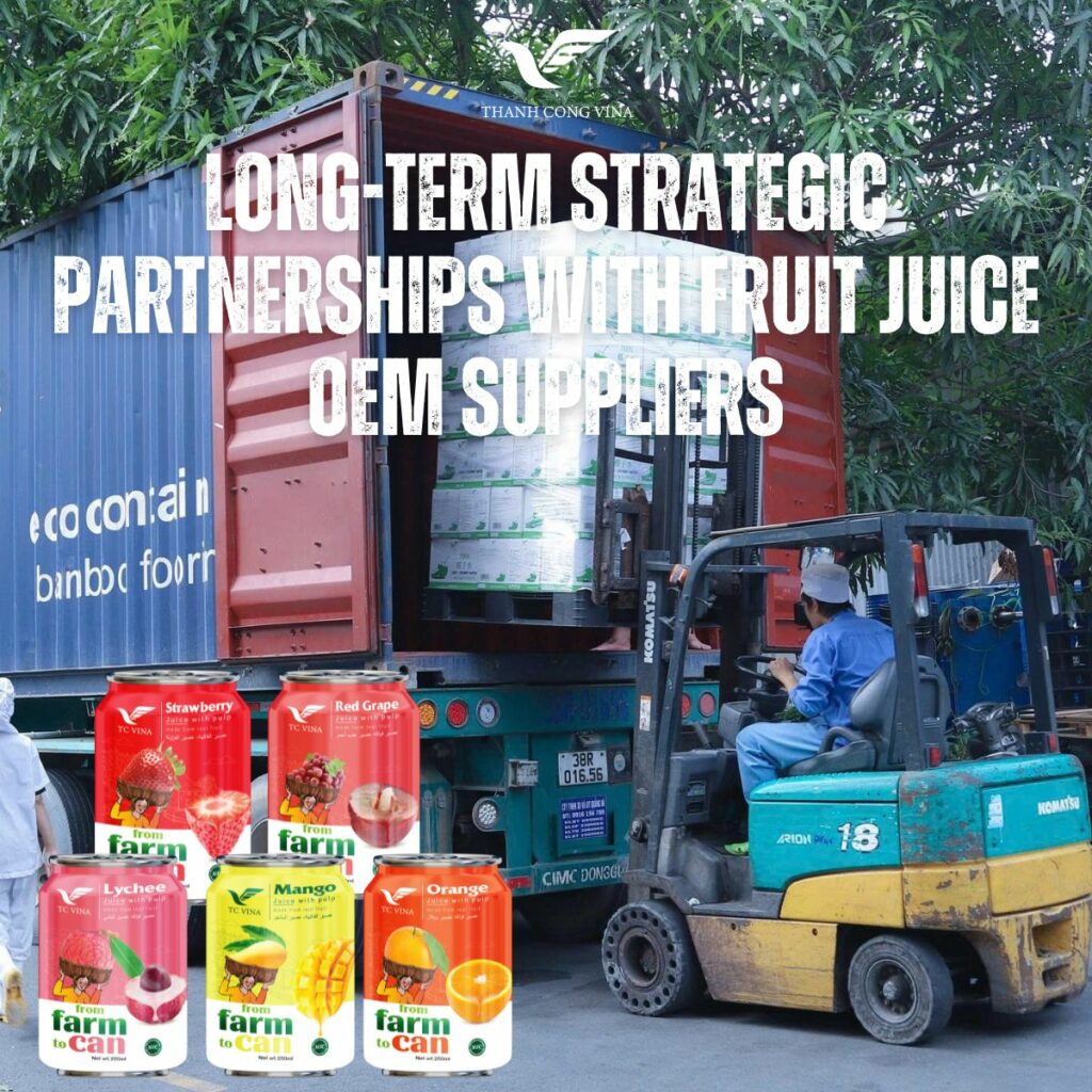 Long-Term Strategic Partnerships With Fruit Juice OEM Suppliers
