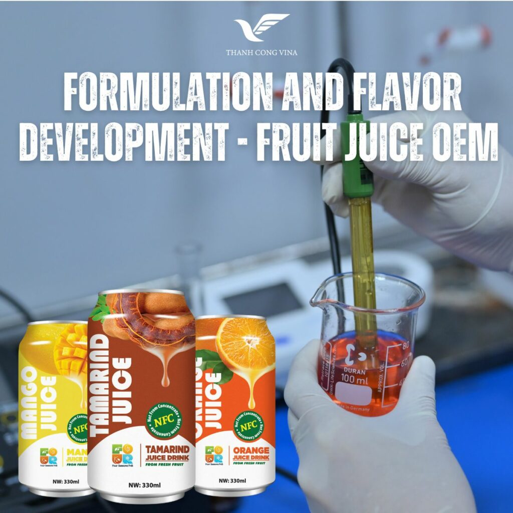 Formulation and Flavor Development - Fruit Juice OEM