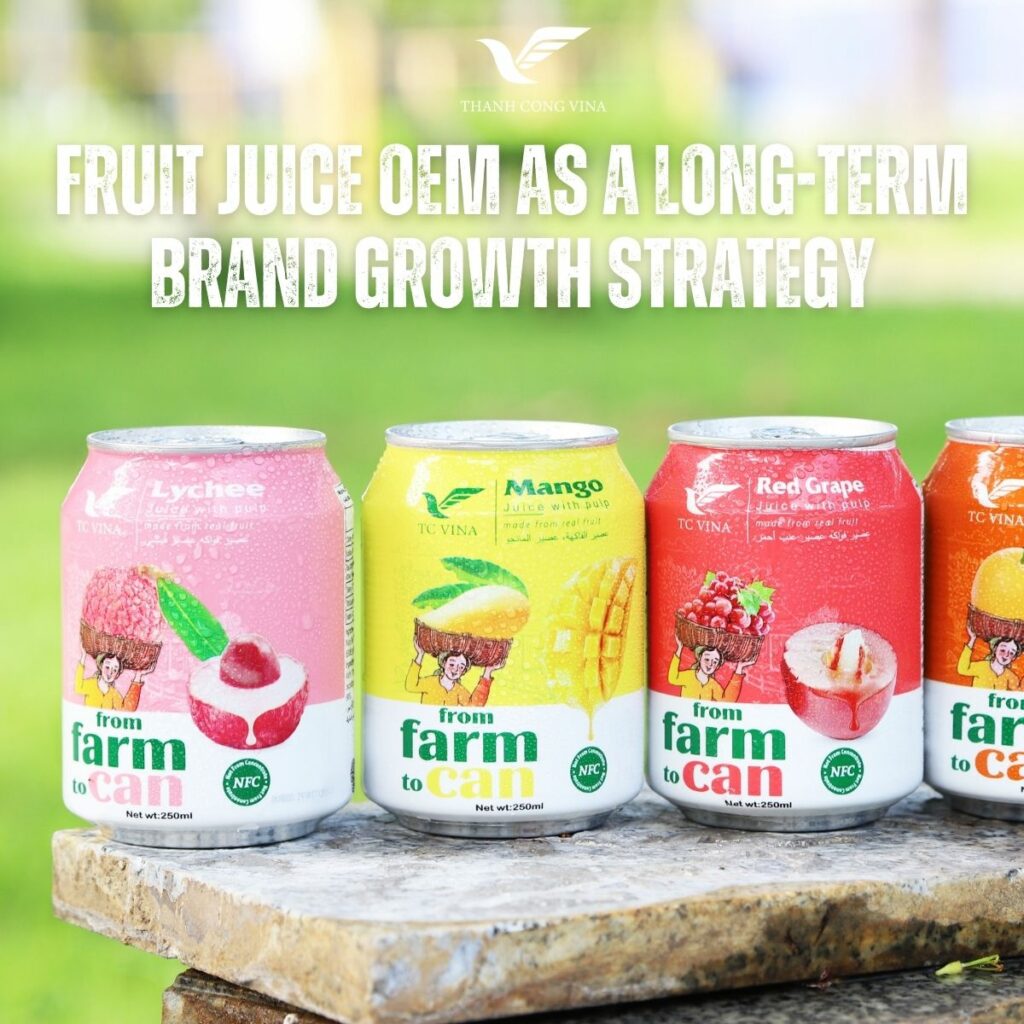 Fruit Juice OEM as a Long-Term Brand Growth Strategy