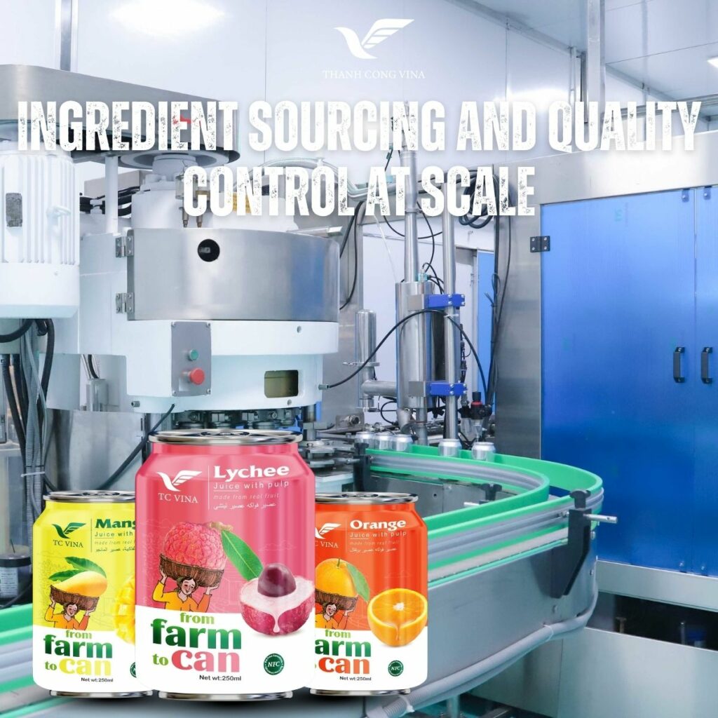 Ingredient Sourcing and Quality Control at Scale