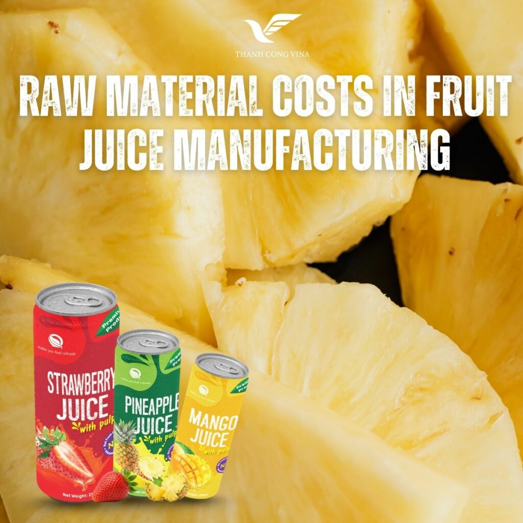 Raw Material Costs in Fruit Juice Manufacturing