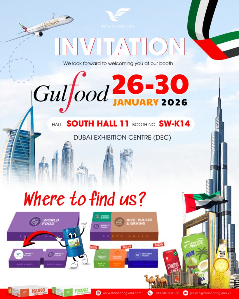 THANH CONG VINA STRENGTHENS GLOBAL PRESENCE AT GULFOOD 2026 IN DUBAI