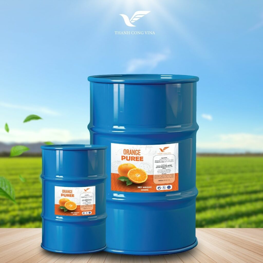 Drum Orange Juice Puree