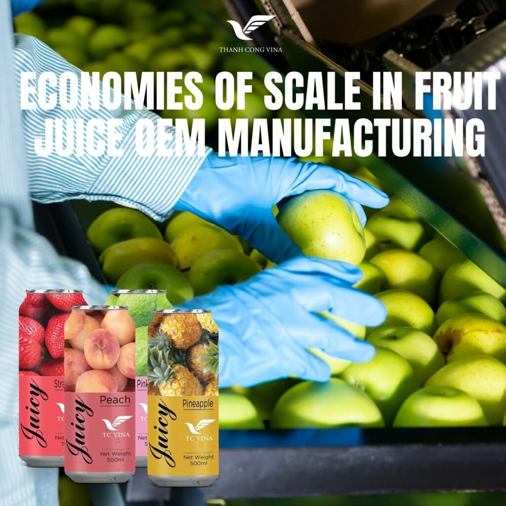 Economies of Scale in Fruit Juice OEM Manufacturing