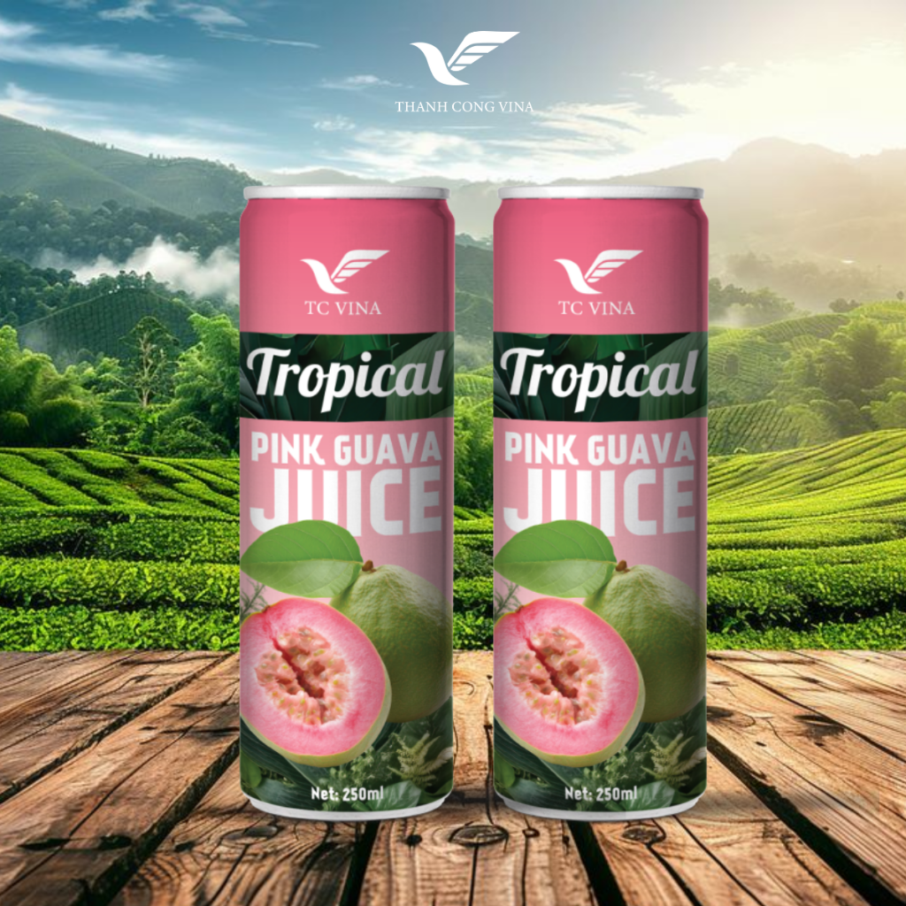 250ml Tropical Pink Guava Juice Drink