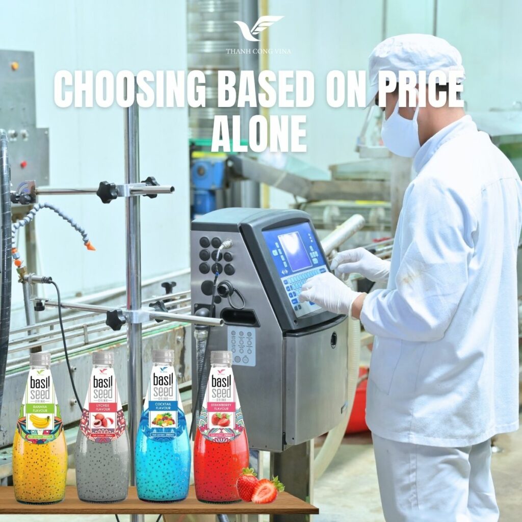 Choosing Based on Price Alone