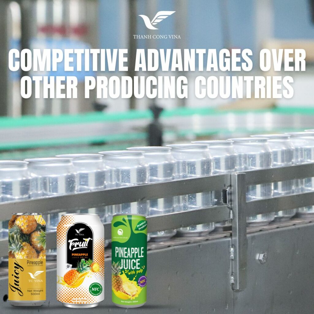 Competitive Advantages Over Other Producing Countries