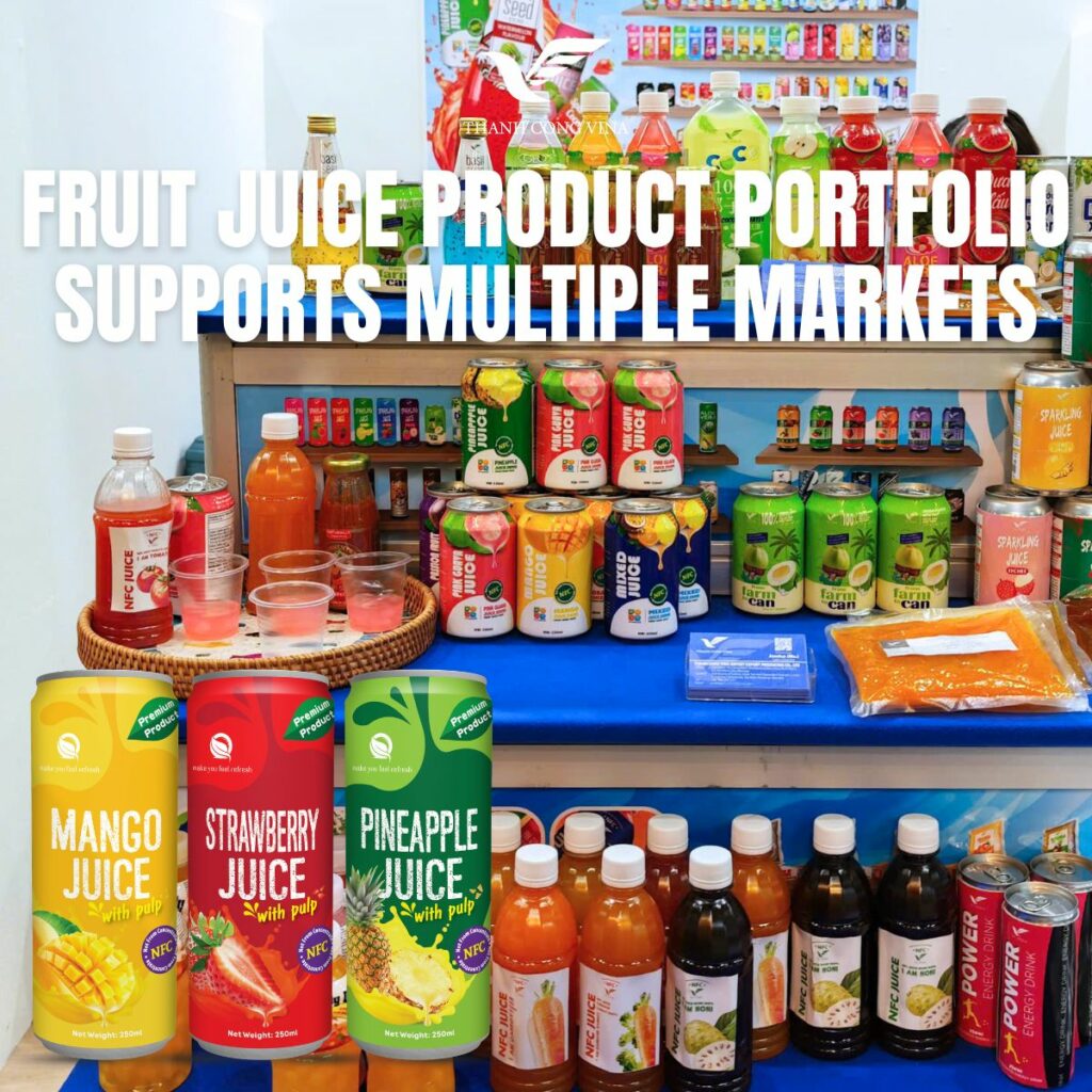 Fruit Juice Product Portfolio Supports Multiple Markets