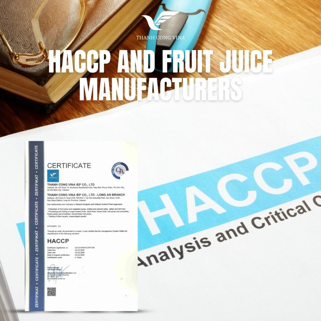 HACCP and Fruit Juice Manufacturers