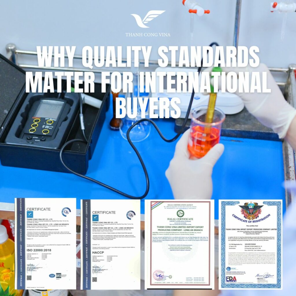 Why Quality Standards Matter for International Buyers
