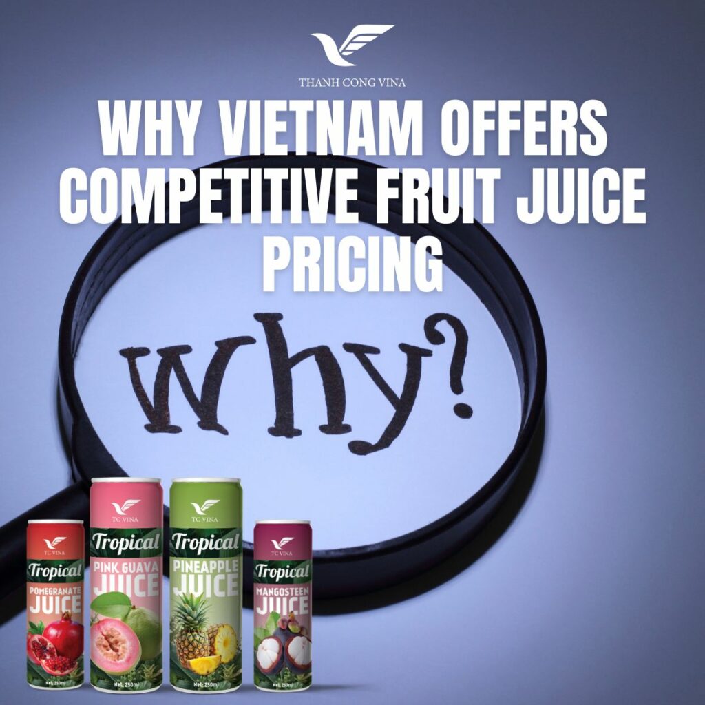 Why Vietnam Offers Competitive Fruit Juice Pricing