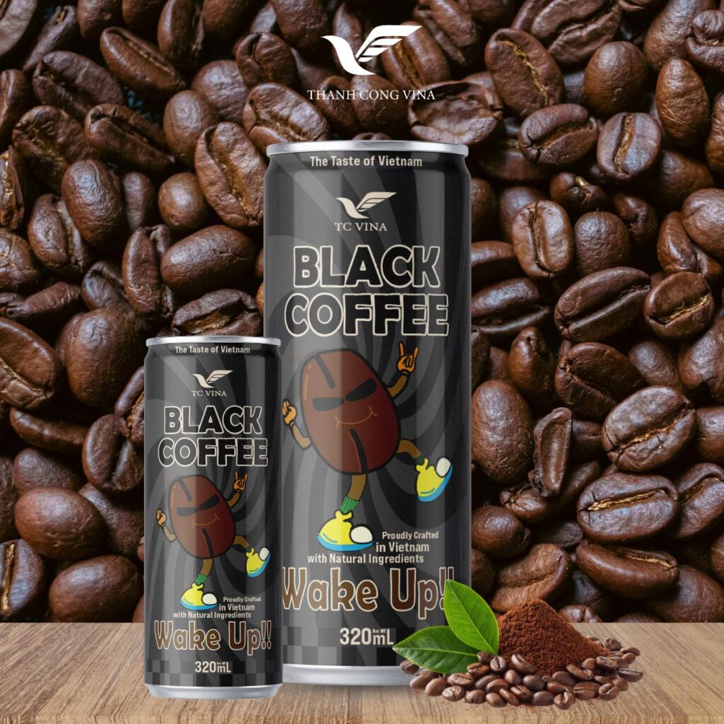320ml TCVINA Black Coffee Drink