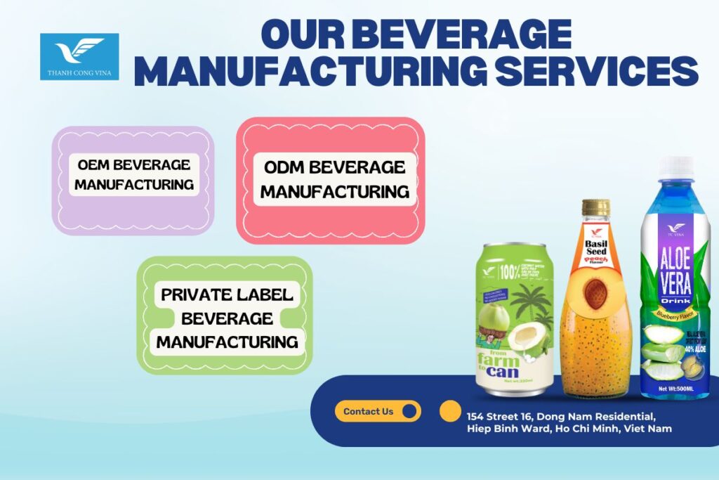 Our Beverage Manufacturing Services