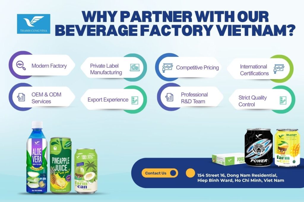 Why Partner With Our Beverage Factory Vietnam?