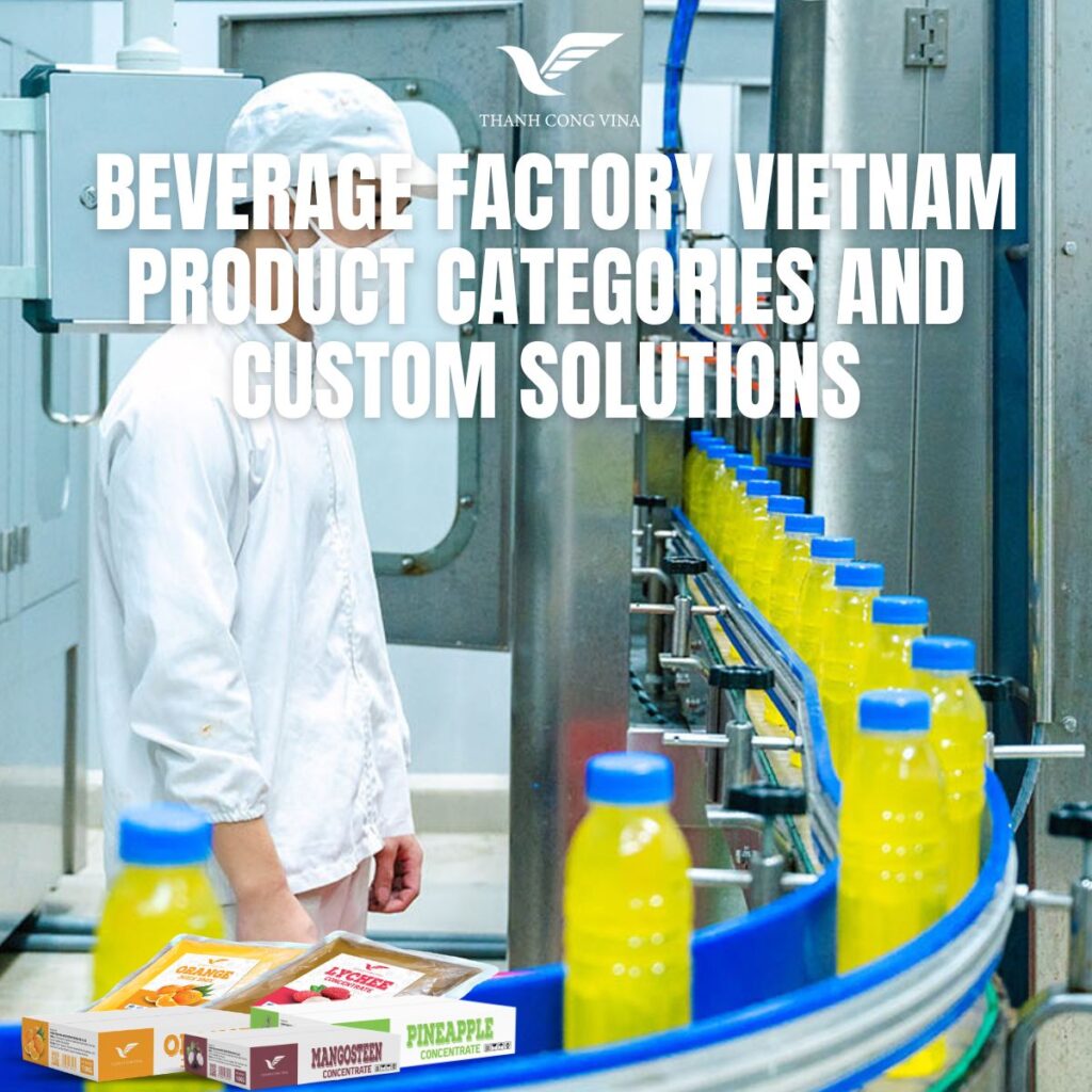 Beverage Factory Vietnam Product Categories and Custom Solutions