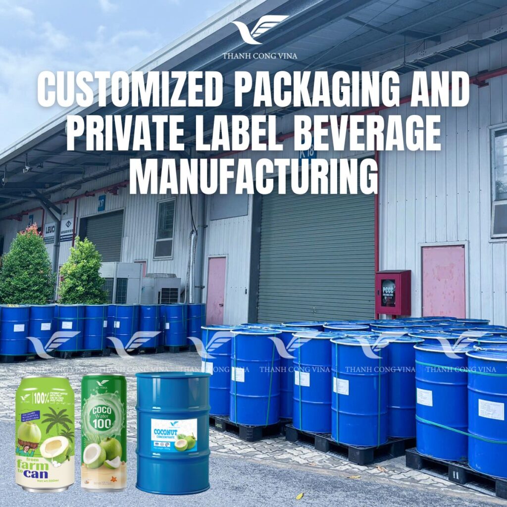 Customized Packaging and Private Label Beverage Manufacturing