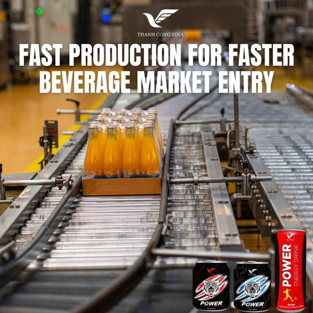 Fast Production for Faster Beverage Market Entry