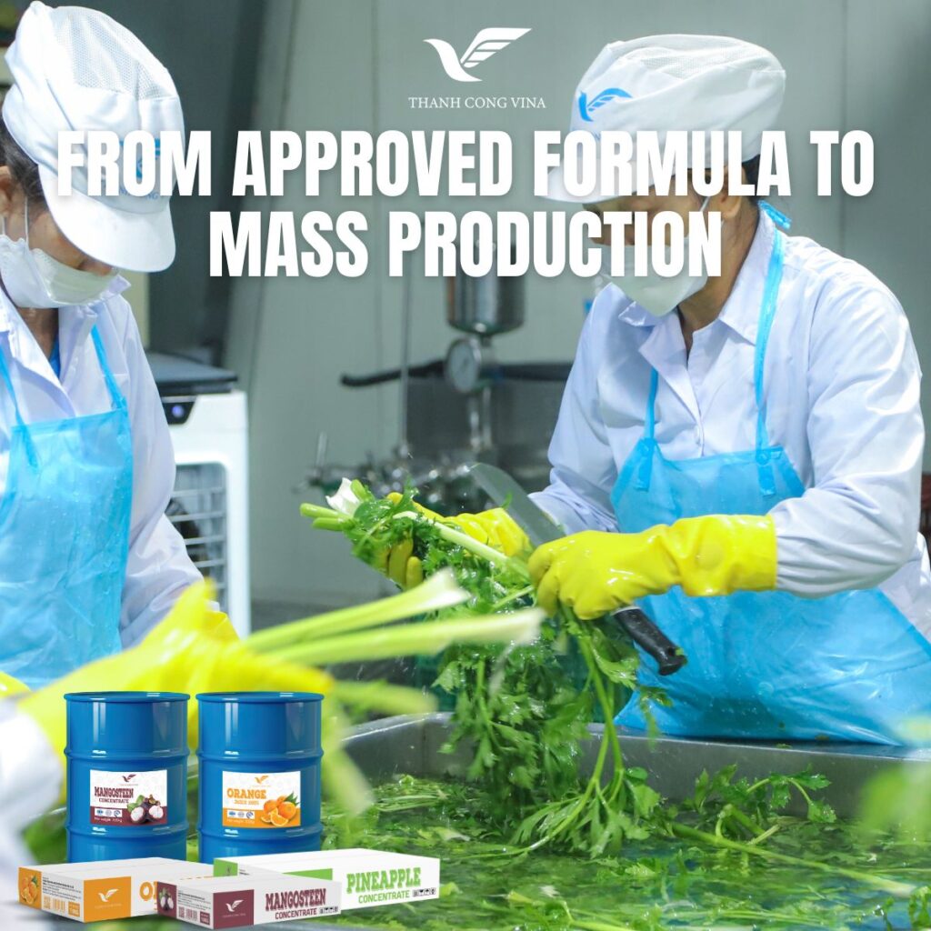 From Approved Formula to Mass Production