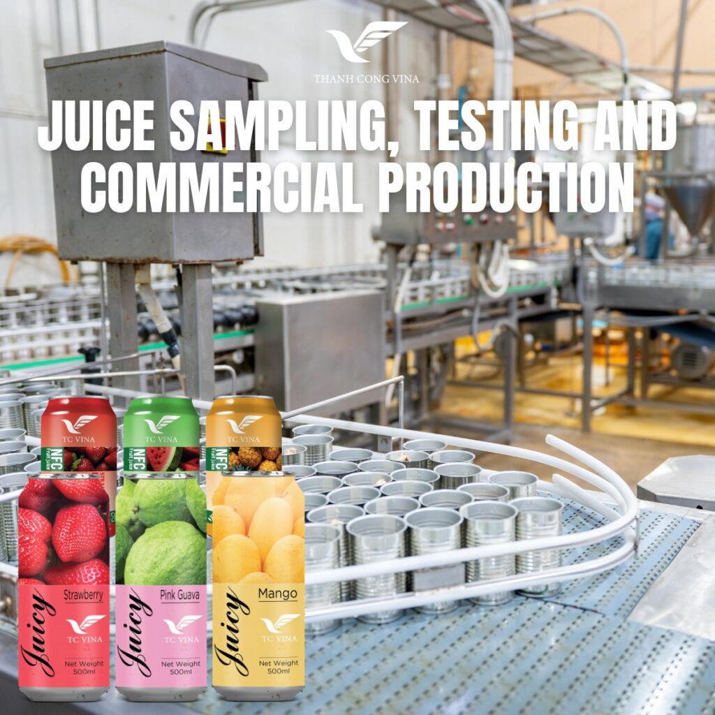 Juice Sampling, Testing and Commercial Production