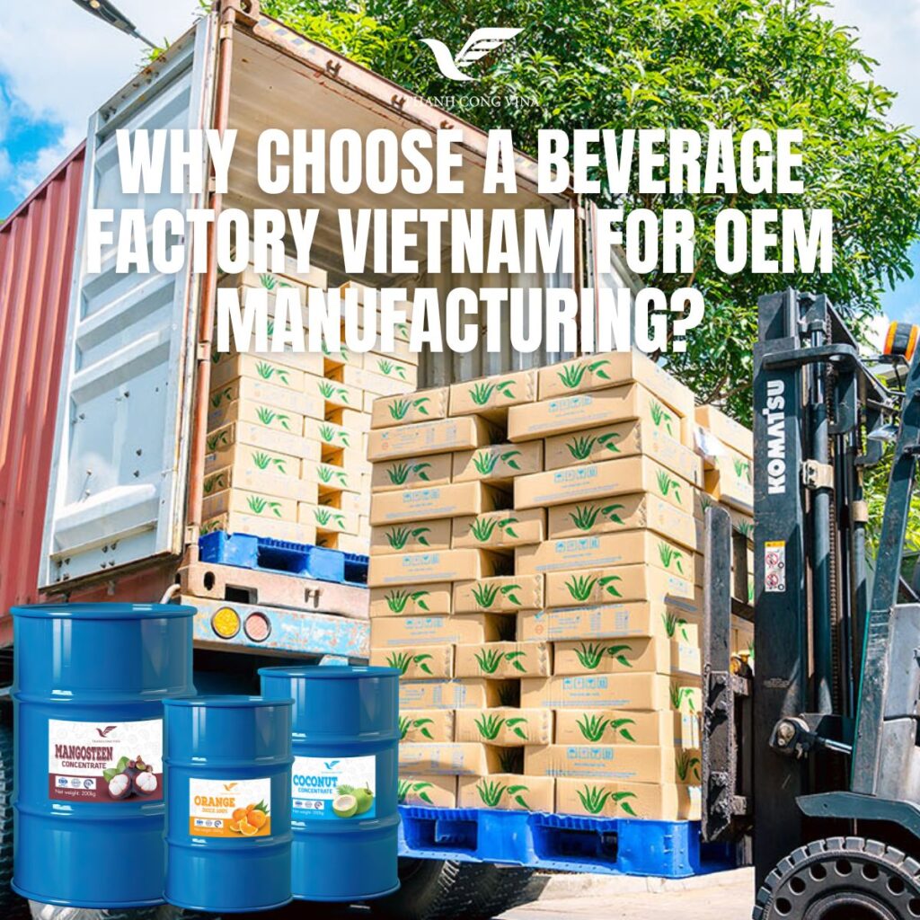 Why Choose a Beverage Factory Vietnam for OEM Manufacturing?