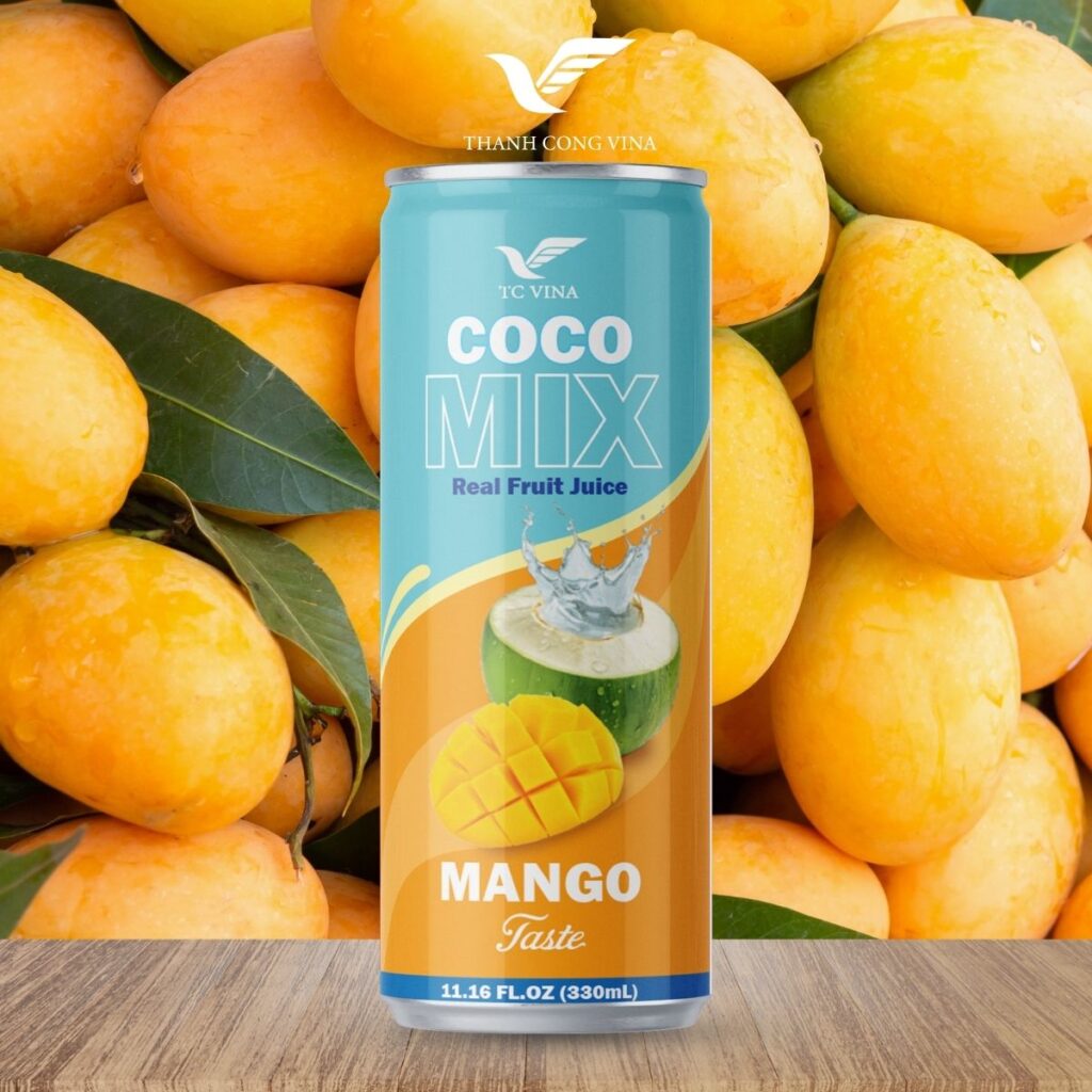 330ml TCVINA Coconut Water with Real Mango Juice