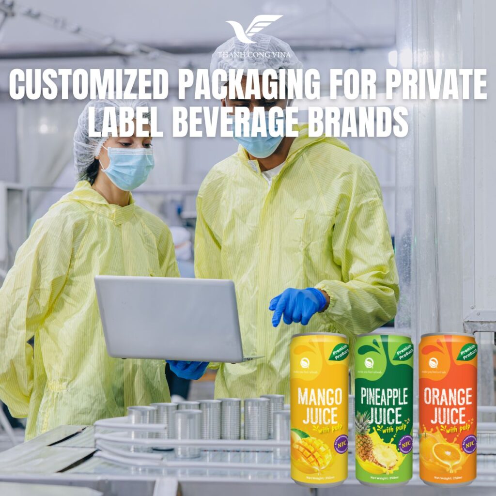 Customized Packaging for Private Label Beverage Brands