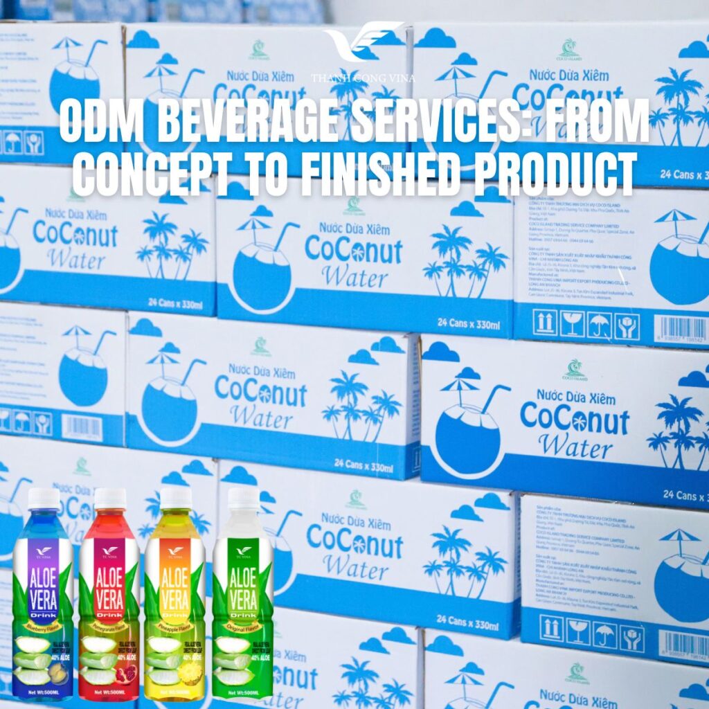 ODM Beverage Services: From Concept to Finished Product