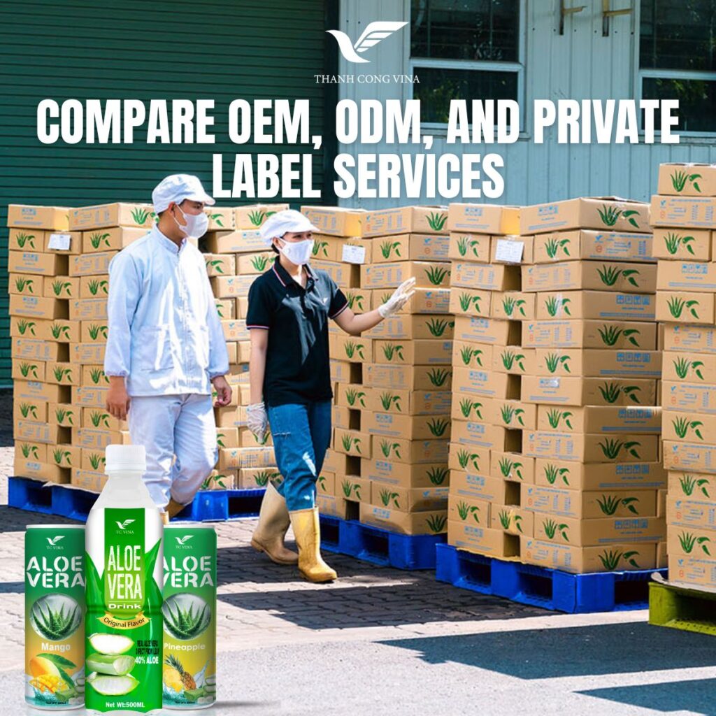 Compare OEM, ODM, and Private Label Services