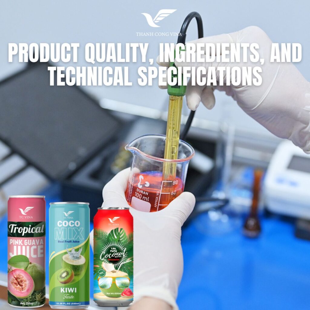 Product Quality, Ingredients, and Technical Specifications