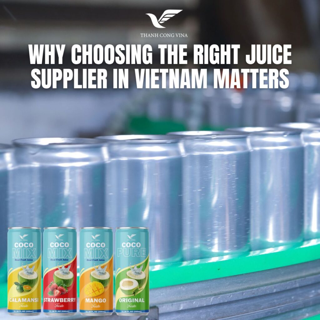 Why Choosing the Right Juice Supplier in Vietnam Matters
