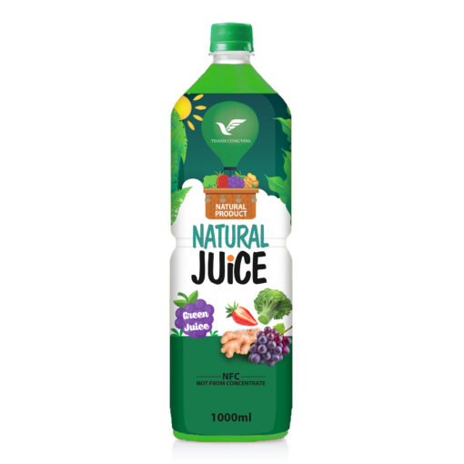 1L TCVINA Pet Bottle Natural Mixed Tropical Green Juice
