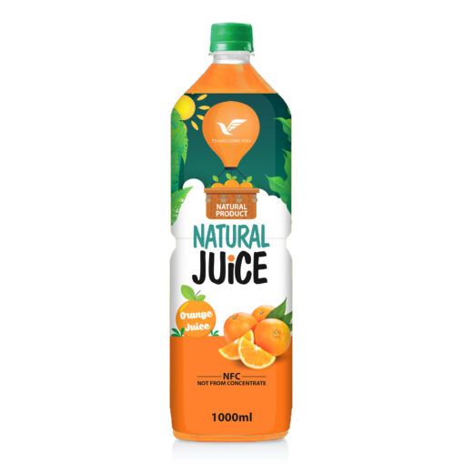 1L TCVN Pet Bottle Natural Orange Fruit Juice