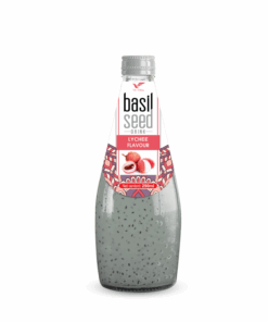 290ml TCVINA Basil Seeds Drink With Lychee Juice