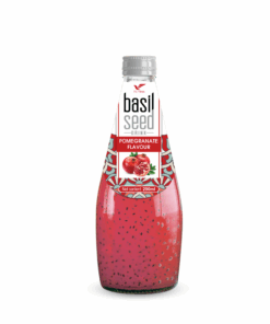 290ml TCVINA Basil Seeds Drink With Pomegranate Juice